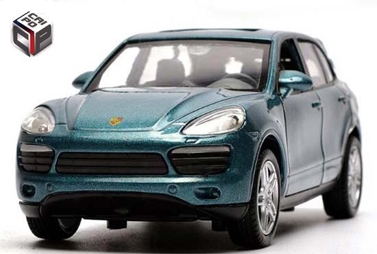CaiPo Porsche Cayenne S Diecast Toy Green / Blue / Yellow /Gray
