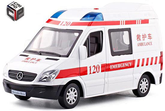 CaiPo Mercedes-Benz Sprinter Diecast Ambulance Toy 1:32 Scale