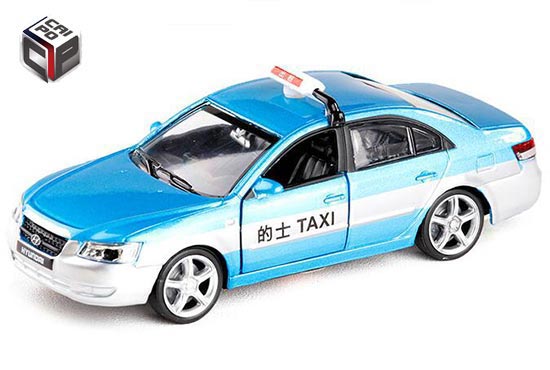 CaiPo Hyundai Sonata Diecast Taxi Car Toy Red / Blue / Yellow