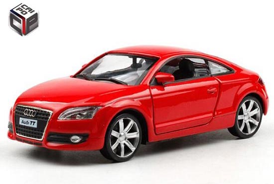 CaiPo Audi TT Coupe Diecast Car Toy 1:32 White / Blue / Red
