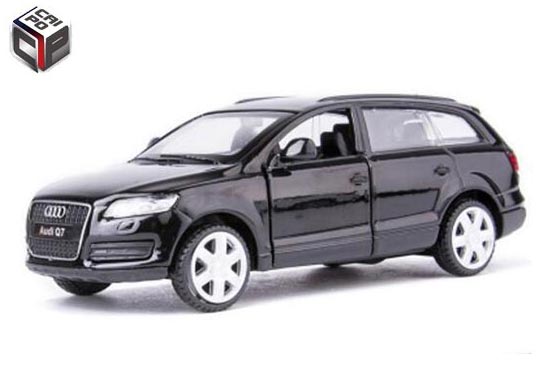 CaiPo Audi Q7 Diecast Car Toy 1:43 Scale Black / White
