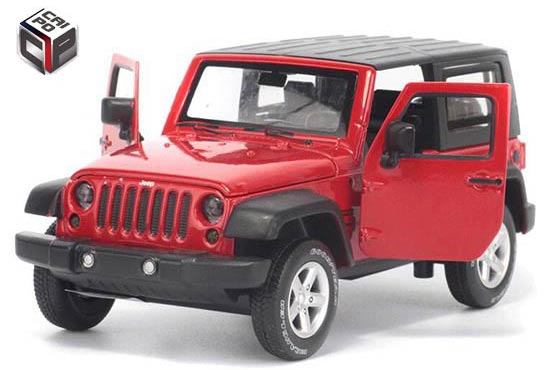CaiPo Jeep Wrangler Rubicon Diecast SUV Toy 1:32 Scale