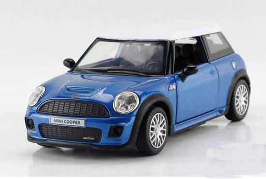 CaiPo Mini Cooper Diecast Car Toy 1:32 Red / Blue / Black