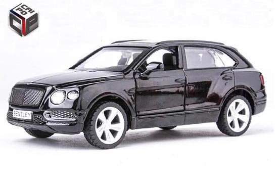 CaiPo Bentley Bentayga Diecast SUV Toy 1:45 Black / Orange