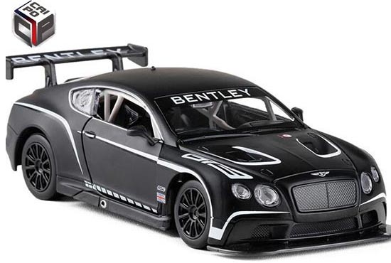CaiPo Bentley Continental GT3 Diecast Model Black 1:24 Scale