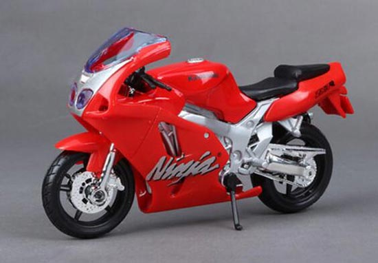 Bburago Kawasaki Ninja ZX-7R Diecast Motorbike Model Red 1:18