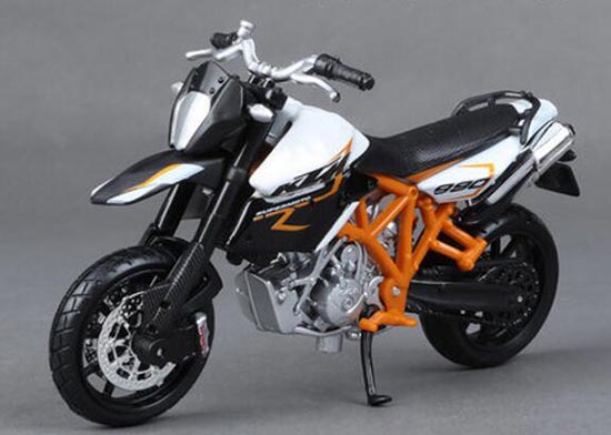 Bburago KTM 990 Supermoto R Diecast Motorbike Model 1:18
