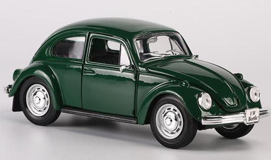 Maisto 1967 Volkswagen Beetle Diecast Car Model 1:24 Red / Green
