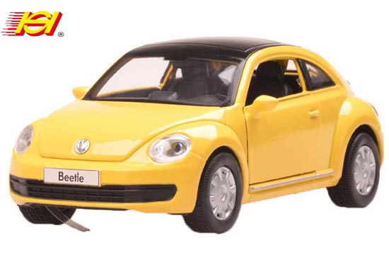 SH Volkswagen Beetle Diecast Car Toy 1:32 Green / Yellow / Red