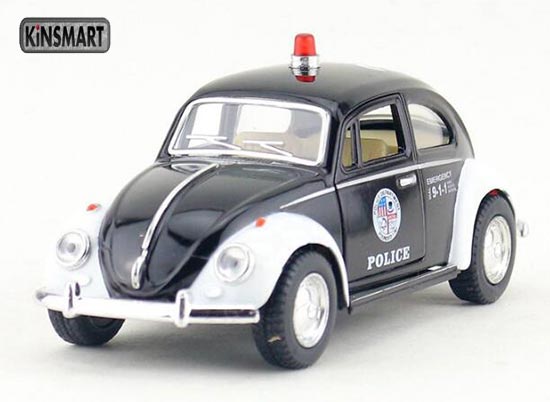 Kinsmart 1967 Volkswagen Beetle Diecast Police Car Toy 1:32