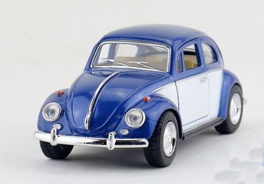 Kinsmart 1967 Volkswagen Beetle Diecast Toy Black / Red / Blue