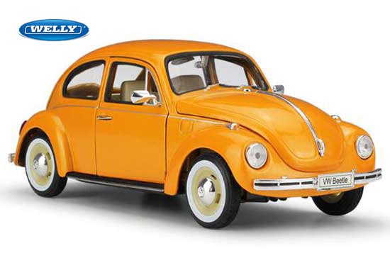 Welly Volkswagen Beetle Hard Top Diecast Car Model 1:24 Scale