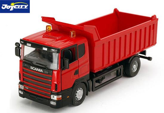 TB Scania Dump Truck Diecast Toy 1:43 Scale Red