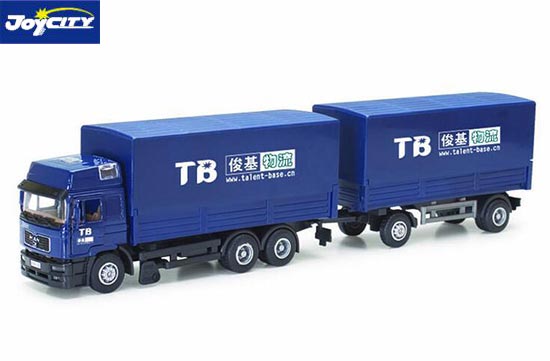 TB MAN Transport Truck Diecast Toy 1:40 Scale Blue