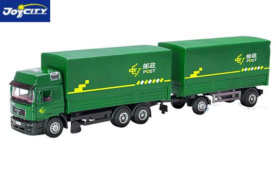 TB MAN Transport Truck Diecast Toy 1:40 Green Post Painting