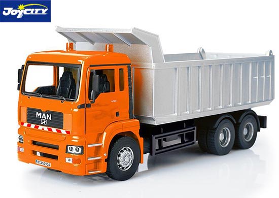TB MAN Dump Truck Diecast Toy 1:32 Scale Orange