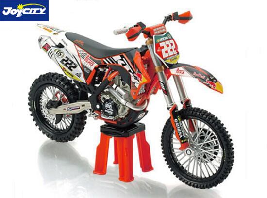 TB KTM 350 SX-F Diecast Motorcycle Model 1:12 Scale NO.222