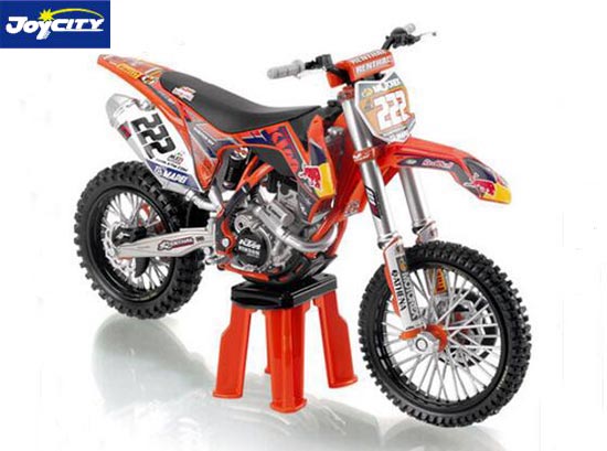 TB KTM 350 SX-F Diecast Motorcycle Model NO.222 1:12 Scale