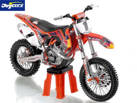 TB KTM 450 SX-F Diecast Motorcycle Model 1:12 Scale NO.1