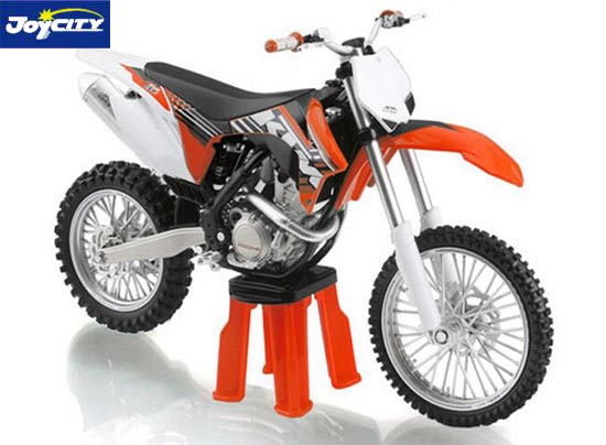 TB KTM 350 EXC-F Motorbike Diecast Model Orange 1:12 Scale