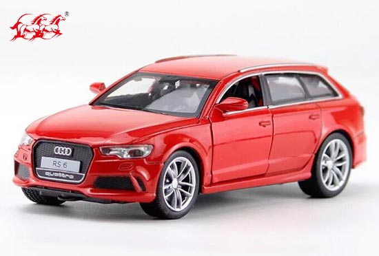 DH Audi RS6 Diecast Car Toy 1:32 Red / Yellow / White / Blue