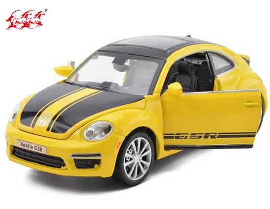 DH Volkswagen Beetle GSR Diecast Car Toy Red / Yellow / Purple