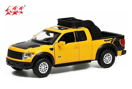 DH Ford F-150 Diecast Pickup Truck Toy White /Red /Blue /Yellow