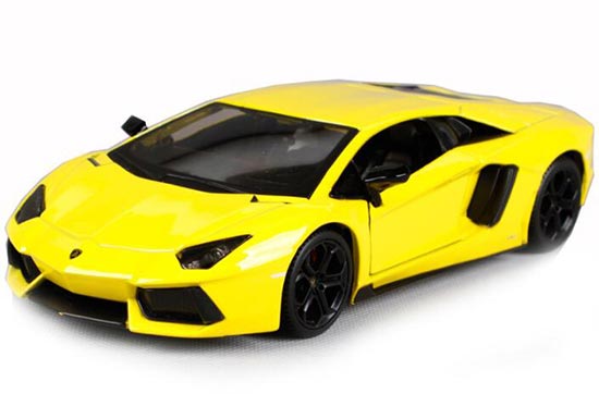 Maisto Lamborghini Aventador LP700-4 Diecast Model 1:24 Yellow [BB02B578]
