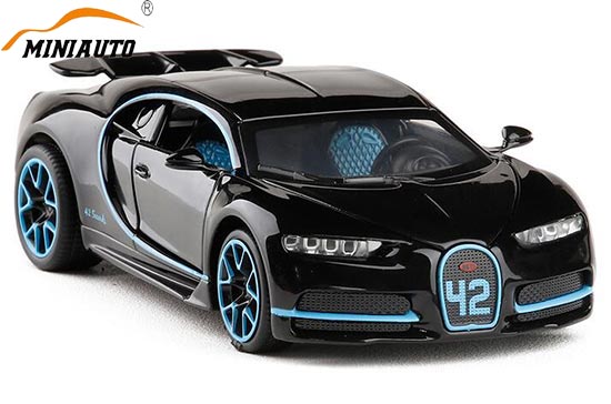 MINIAUTO Bugatti Chiron Diecast Car Toy 1:32 Scale Black