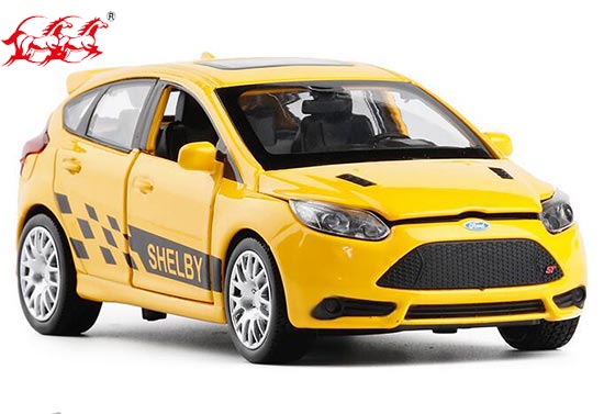 DH Ford Focus Shelby ST Diecast Car Toy 1:32 Red /Yellow /White
