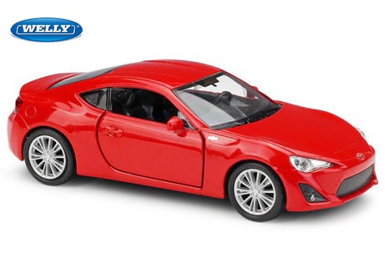 Welly Toyota 86 Diecast Toy 1:36 Scale Red