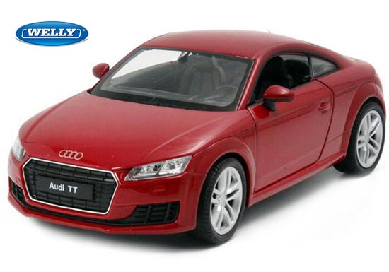 WELLY 1/36 2014 Audi T T Coupe Diecast Car Model Red 