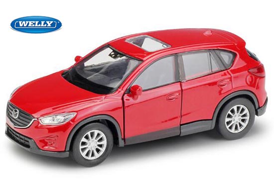 Welly Mazda CX-5 SUV Diecast Toy 1:36 Scale Red
