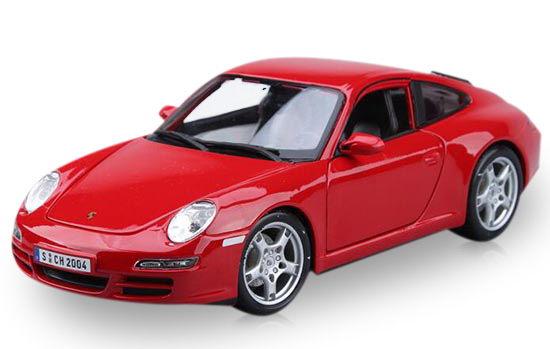 Maisto Porsche 911 Carrera S Diecast Model 1:18 Scale Red