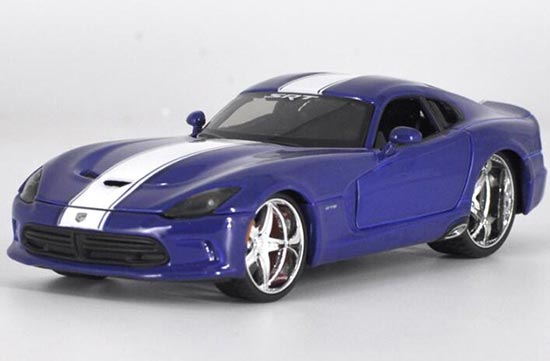 Maisto 2013 Dodge SRT Viper GTS Diecast Model 1:24 Scale Blue