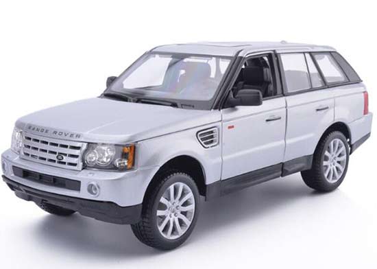Maisto Range Rover Sport Diecast Model 1:18 Scale Red / Silver