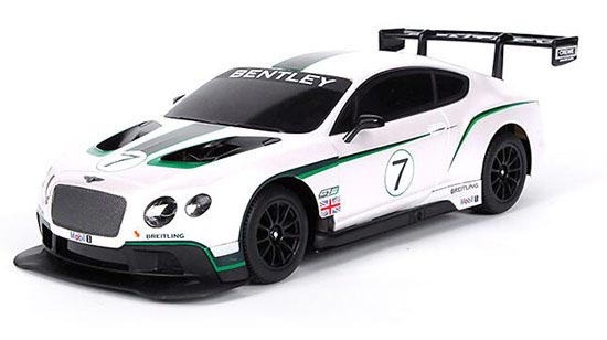 Maisto Bentley GT3 Full Functions R/C Toy 1:24 Scale White