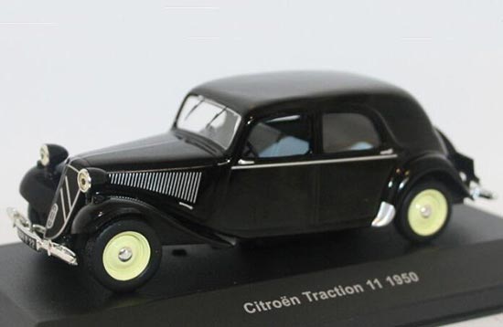 Solido 1950 Citroen Traction 11 Diecast Model 1:43 Scale Black