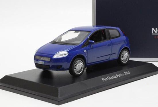 NOREV 2005 Fiat Grande Punto Diecast Model 1:43 Scale Blue