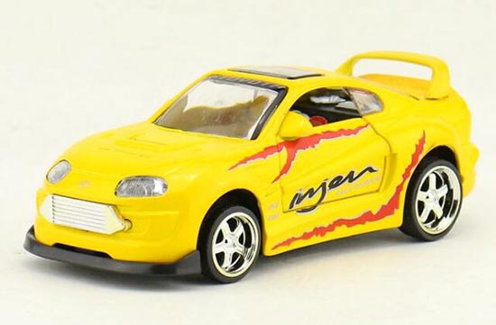 RMZ City Toyota Supra Diecast Toy Kids 1:32 Scale Yellow