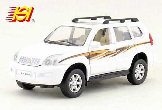 SH Toyota LAND CRUISER PRADO Diecast Toy 1:32 Scale White