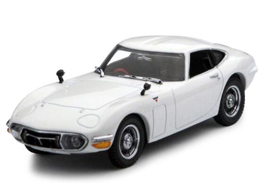 Kyosho Toyota 2000GT Diecast Model 1:43 White / Red / Silver