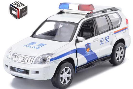 Caipo Toyota LAND CRUISER PRADO Diecast Toy 1:32 Scale White