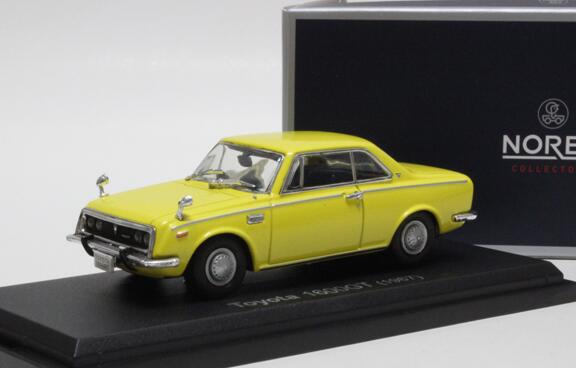 NOREV 1967 Toyota 1600GT Diecast Model 1:43 Scale Yellow