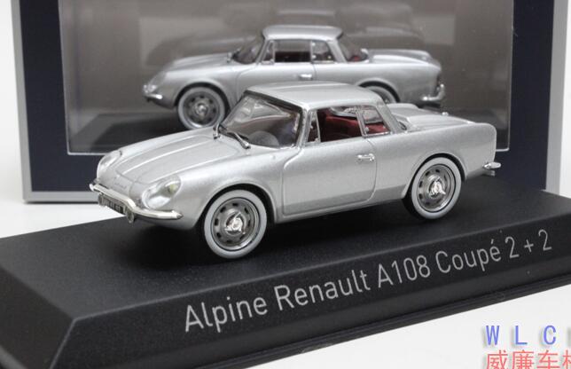 NOREV Renault Alpine A108 Coupe Diecast Model 1:43 Silver