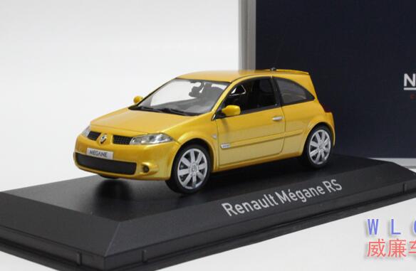 NOREV Renault Megane RS Diecast Model 1:43 Scale Golden