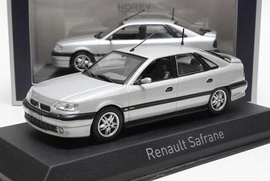 NOREV Renault Safrane Diecast Model 1:43 Scale Silver