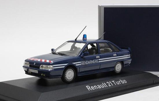 NOREV Renault 21 Turbo Diecast Model 1:43 Scale Blue