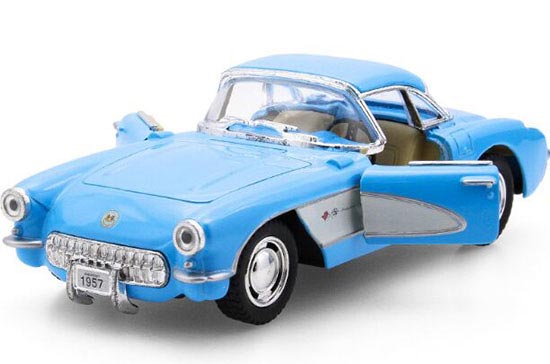 Kinsmart 1957 Chevrolet Corvette Diecast Toy Kids 1:36 Scale