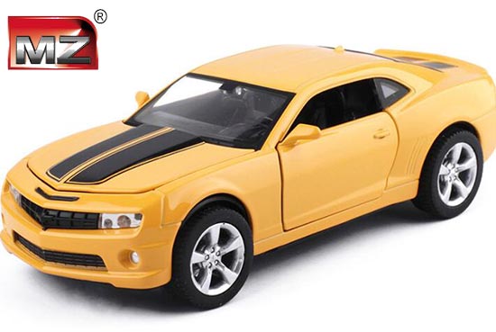 MZ Chevrolet Camaro Diecast Toy 1:32 Scale Yellow / Red